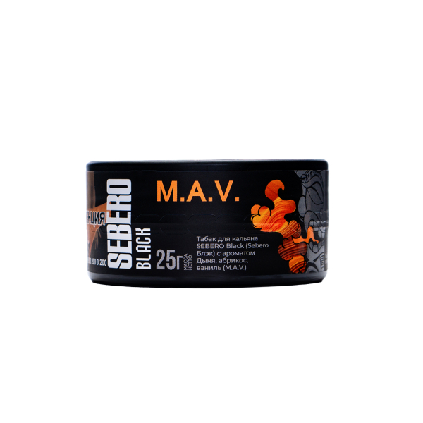 Табак Sebero Black Black M.a.v. 25 грамм в Екатеринбурге