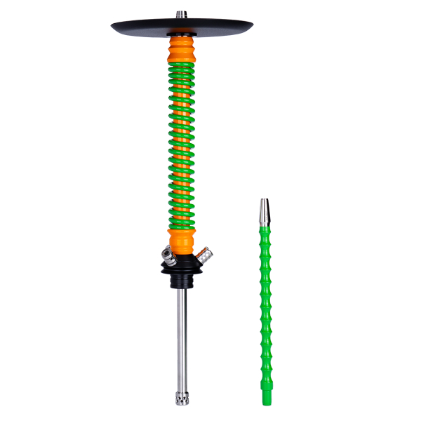 Кальян Mamay Customs Coilovers Оранжево Салатовый в Екатеринбурге