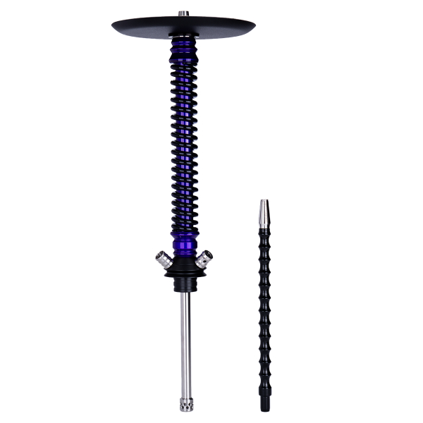 Кальян Mamay Customs Coilovers Фиолетовый Лак Черный в Екатеринбурге