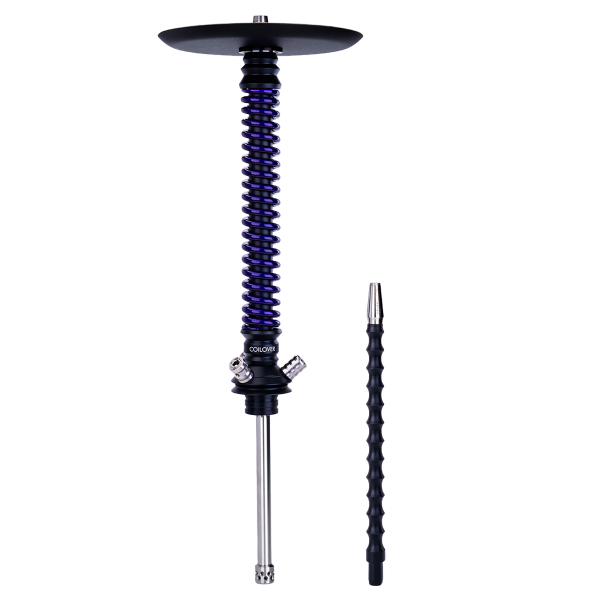 Кальян Mamay Customs Coilovers Чёрно Фиолетовый Лак в Екатеринбурге