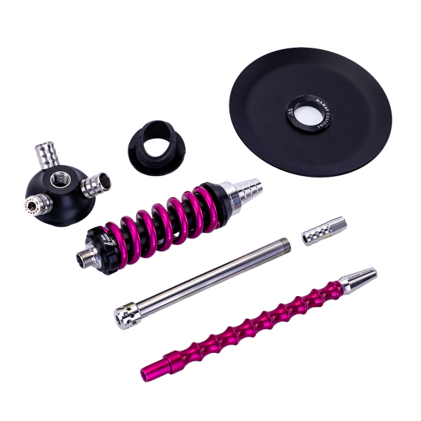 Кальян Mamay Customs Coilover Micro Розовый Лак в Екатеринбурге
