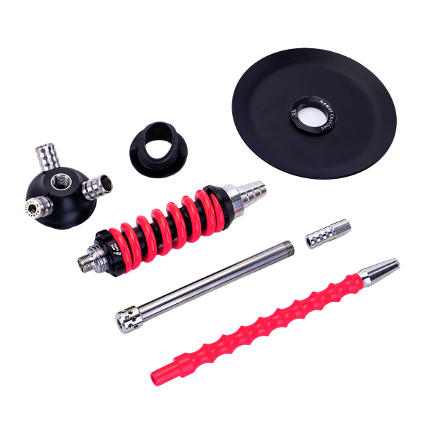 Кальян Mamay Customs Coilover Micro Чёрно Розовый в Екатеринбурге