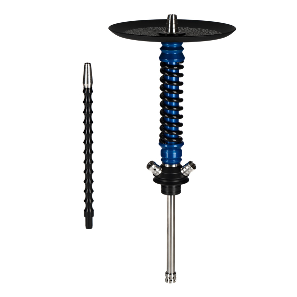 Кальян Mamay Customs Coilovers Mini Голубой Лак Черный Грав. Калиграфия в Екатеринбурге