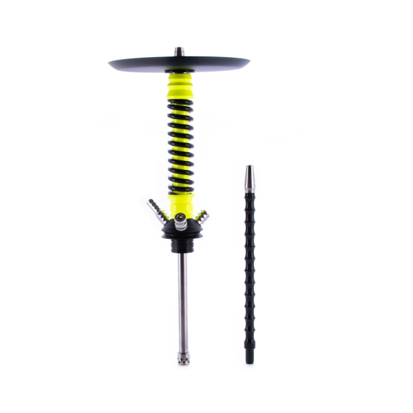 Кальян Mamay Customs Coilovers Mini Жёлтый Ф Чёрный   Гр. Bus в Екатеринбурге