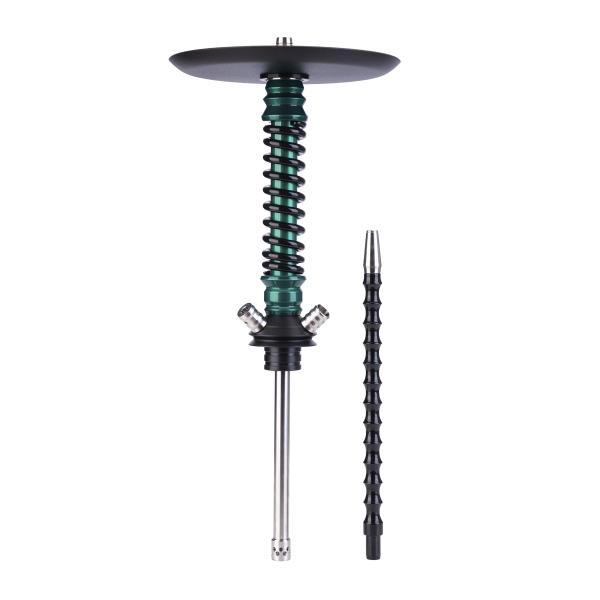 Кальян Mamay Customs Coilovers Mini Зелёный Лак Чёрный   Гр. Кубы в Екатеринбурге