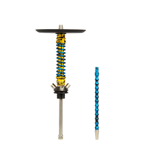 Кальян Mamay Customs Coilovers Mini Золотой Сплеш Голубой Сплеш в Екатеринбурге