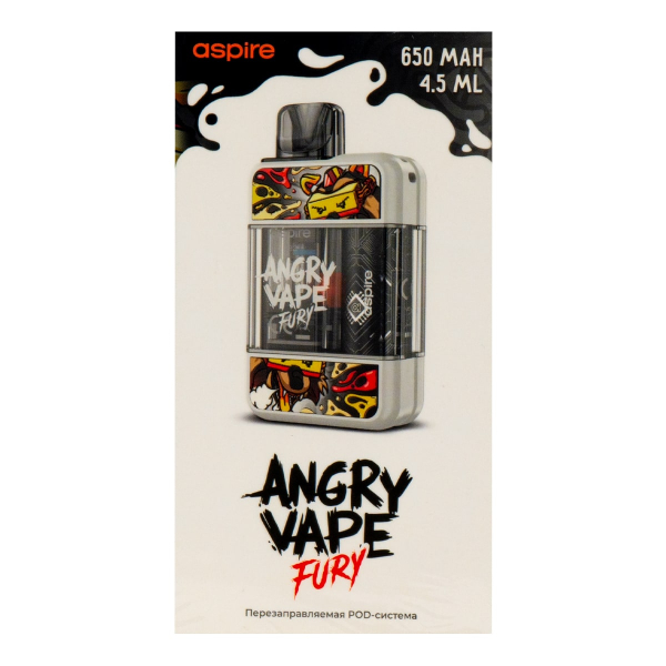 POD-система Brusko Angry Vape Fury 650 Mah Белый в Екатеринбурге