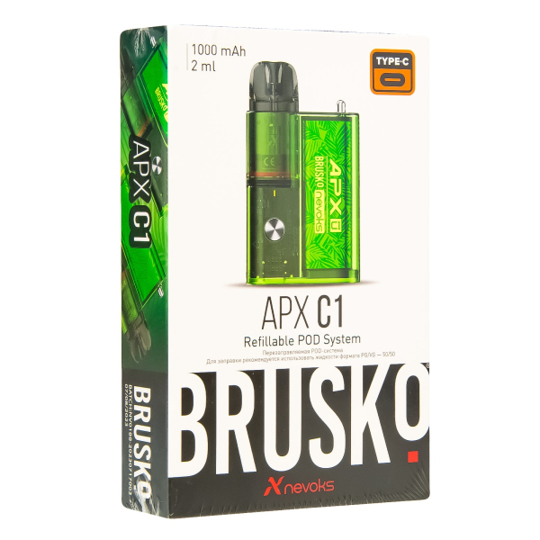 POD-система Brusko Apx C1 Зелёный Папоротник в Екатеринбурге