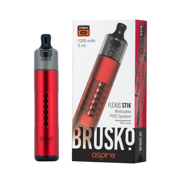 POD-система Brusko Flexus Stik Красный в Екатеринбурге
