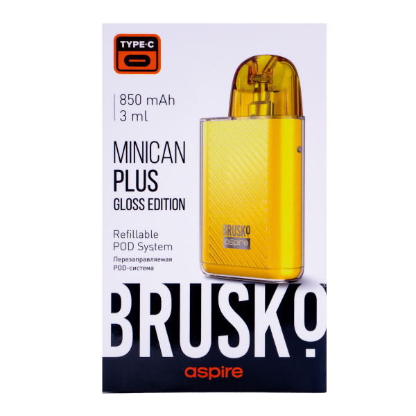 POD-система Brusko Minican Plus Gloss Edition Жёлтый в Екатеринбурге