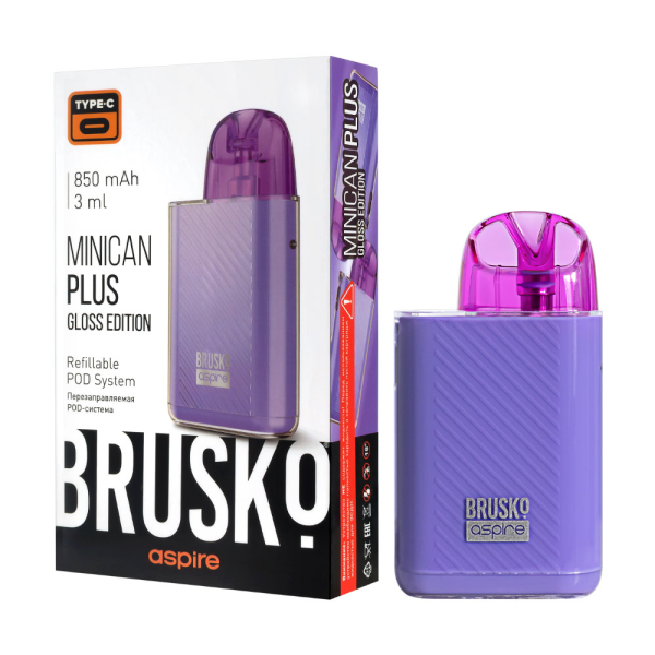 POD-система Brusko Minican Plus Gloss Edition Фиолетовый в Екатеринбурге