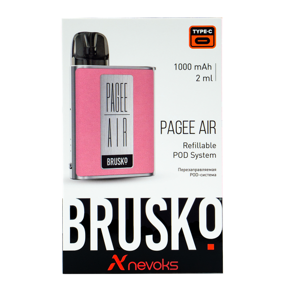 POD-система Brusko Pagee Air Rose Pink Розовывй в Екатеринбурге