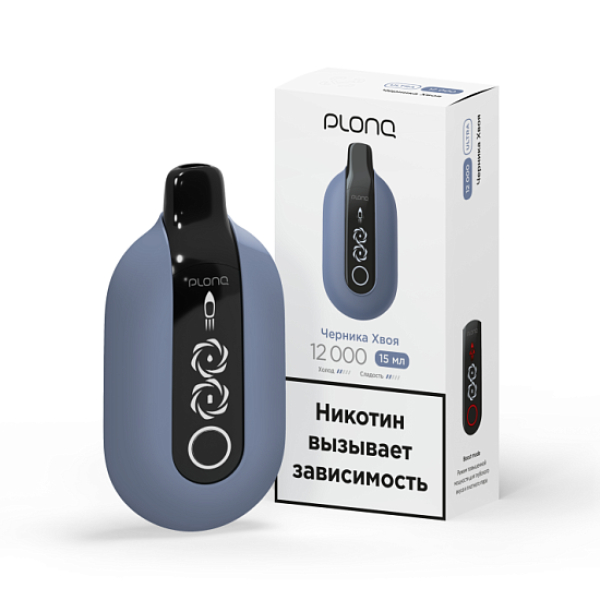 Электронка Plonq Ultra Черника Хвоя 12000 затяжек в Екатеринбурге