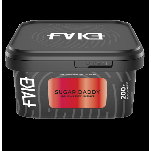 Табак Fake Sugar Daddy Клубника В Сахарной Пудре 200 грамм в Екатеринбурге