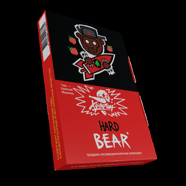 Табак Хулиган Hard Bear Клубника С Елкой 25 грамм в Екатеринбурге