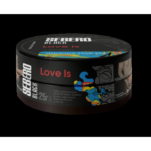 Табак Sebero Black Black Love Is 25 грамм в Екатеринбурге