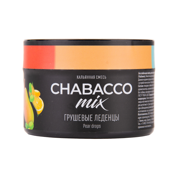 Бестабачная смесь Chabacco Mix Medium Pear Drops 40 грамм в Екатеринбурге