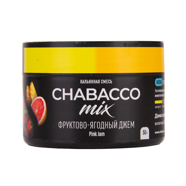 Бестабачная смесь Chabacco Mix Medium Pink Jam 40 грамм в Екатеринбурге