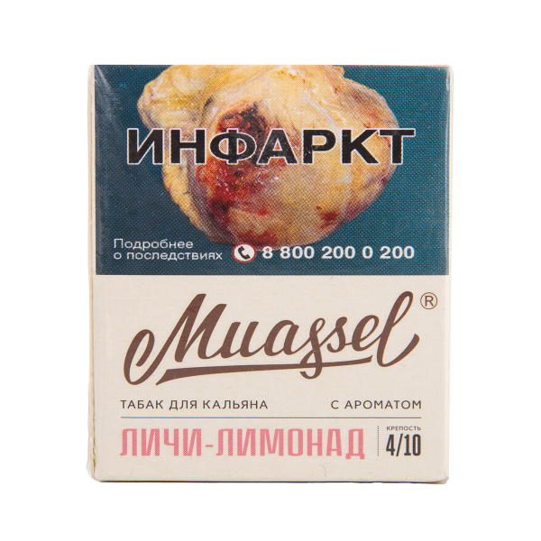 Табак Muassel Medium  Личи Лимонад 40 грамм в Екатеринбурге