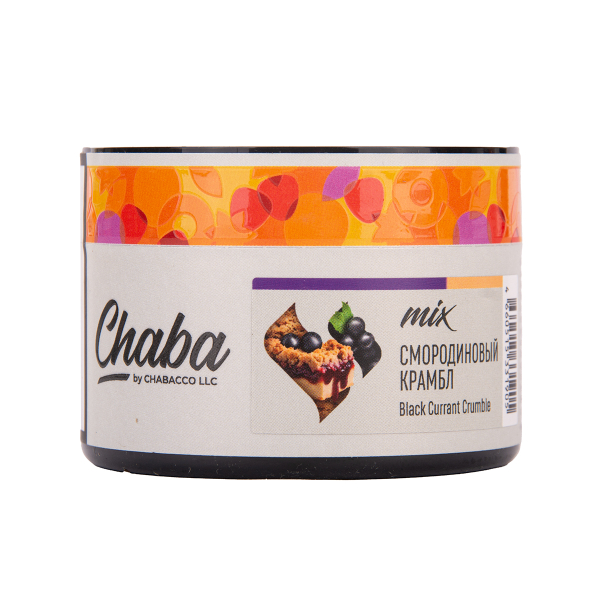 Бестабачная смесь Chaba Mix Black Currant Crumble Nicotine Free 50 грамм в Екатеринбурге