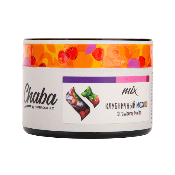 Бестабачная смесь Chaba Mix Strawberry Mojito Nicotine Free 50 грамм в Екатеринбурге