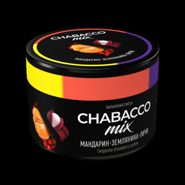 Бестабачная смесь Chabacco Mix Medium Tangerine Strawberry Lychee 40 грамм в Екатеринбурге