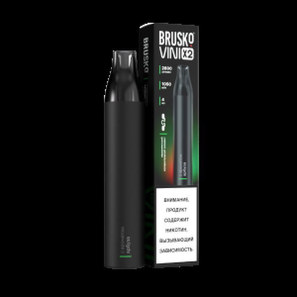 Электронка Brusko Vini X2 Арбуз 2800 затяжек в Екатеринбурге