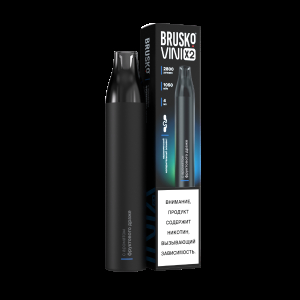Электронка Brusko Vini X2 Фруктовое Драже 2800 затяжек в Екатеринбурге