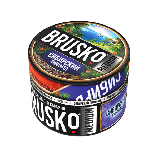 Бестабачная смесь Brusko Zero Сибирский Лимонад 50 грамм в Екатеринбурге