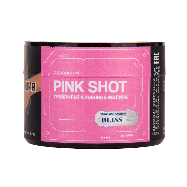 Табак BLISS Pink Shot 40 грамм в Екатеринбурге