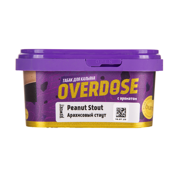 Табак Overdose Peanut Stout 200 грамм в Екатеринбурге