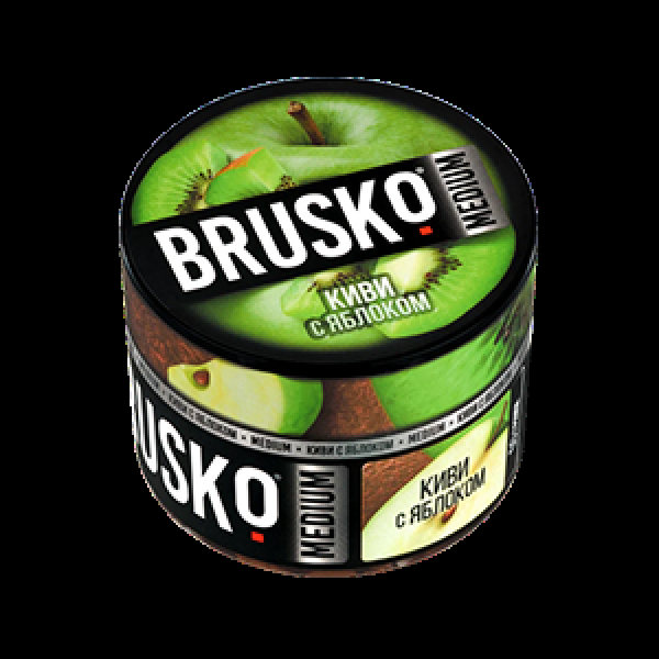 Бестабачная смесь Brusko Киви С   Яблоком 50 грамм в Екатеринбурге