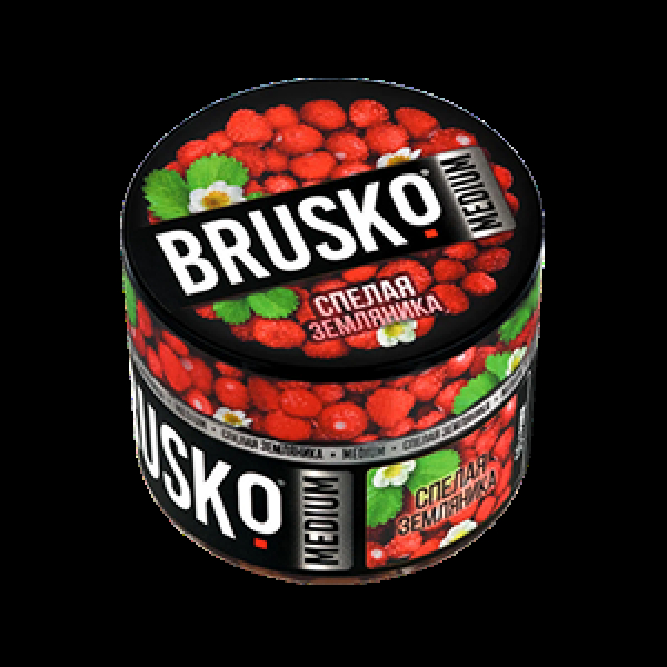 Бестабачная смесь Brusko Спелая Земляника 50 грамм в Екатеринбурге