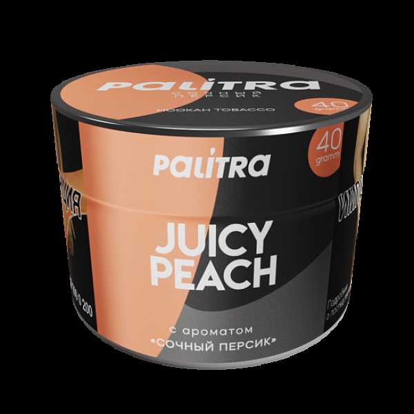 Табак Palitra Juicy Peach Сочный Персик 40 грамм в Екатеринбурге