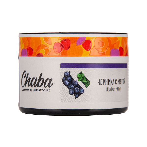 Бестабачная смесь Chaba Blueberry Mint Nicotine Free 40 грамм в Екатеринбурге