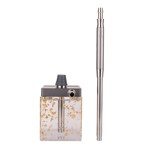 Кальян Hoob Subatom Space Grey X Ss | Cube Mini Gold в Екатеринбурге