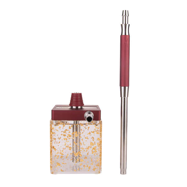 Кальян Hoob Subatom Wine Red X Ss | Cube Mini Gold в Екатеринбурге