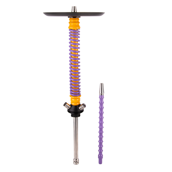 Кальян Mamay Customs Coilover Большой  Жёлтый Сирень в Екатеринбурге
