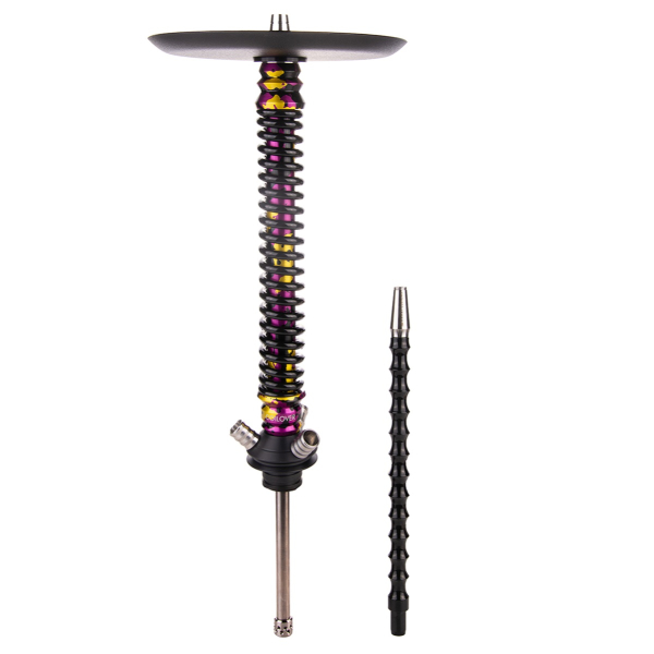 Кальян Mamay Customs Coilover Большой   Пурпурный/золотой Камуфляж Чёрный в Екатеринбурге