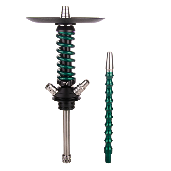 Кальян Mamay Customs Coilover Micro  Чёрный Зелёный Лак в Екатеринбурге