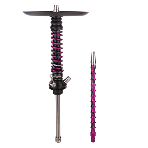 Кальян Mamay Customs Coilover Mini  Чёрный Пурпурный Сплеш в Екатеринбурге