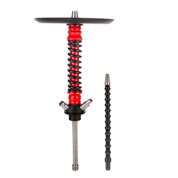 Кальян Mamay Customs Coilover Mini  Красный Чёрный в Екатеринбурге