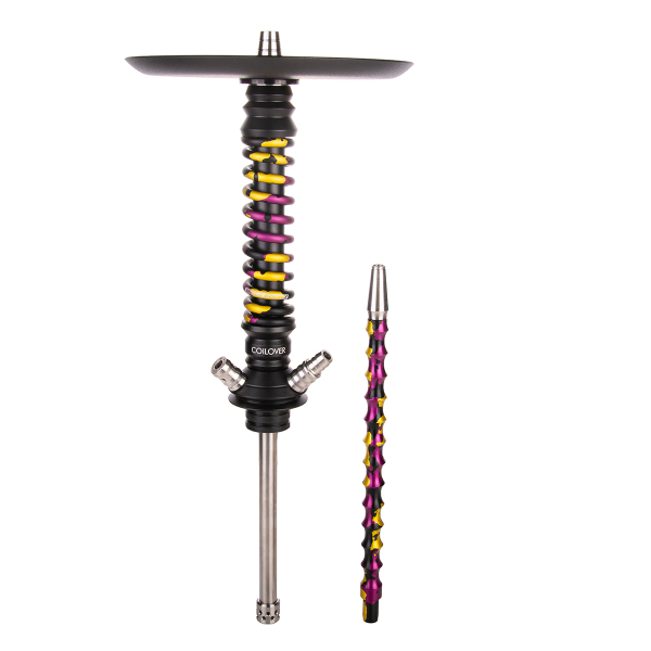 Кальян Mamay Customs Coilover Mini   Чёрный Пурпурный/золотой Камуфляж в Екатеринбурге