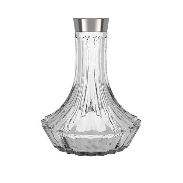 Колба Alpha Hookah Craft Twistlock На Резьбе Прозрачная  Silver в Екатеринбурге