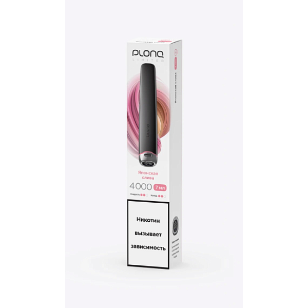 Электронка Plonq Plus Pro Black Японская Слива 4000 затяжек в Екатеринбурге