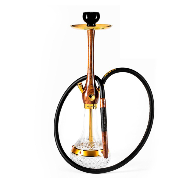 Кальян Wookah Walnut Gold Amber Click (золотой, 64 см) в Екатеринбурге