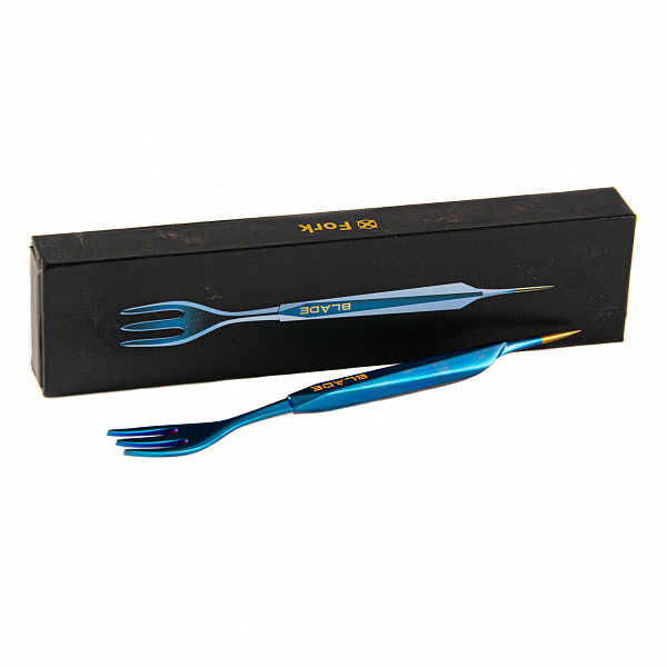Вилка-шило Blade Hookah Blue Matte в Екатеринбурге